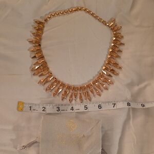 Kendra Scott Rose Gold Cici Spike Necklace